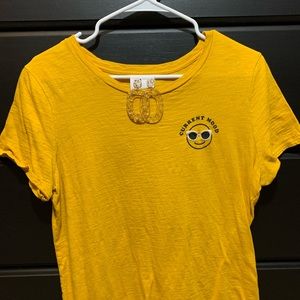 🔥💗⭐️ Old Navy women’s size Large “current mood” graphic tee.